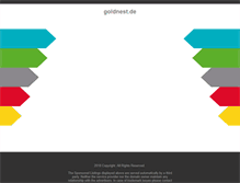 Tablet Screenshot of goldnest.de
